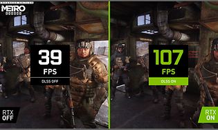 Forskellen med og uden NVIDIA DLSS