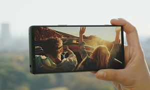 Sony Xperia 1 IV fremviser HDR-skærmen