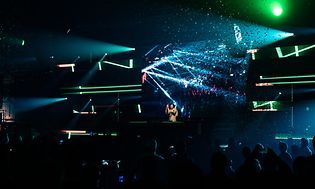 Light show at Dreamhack