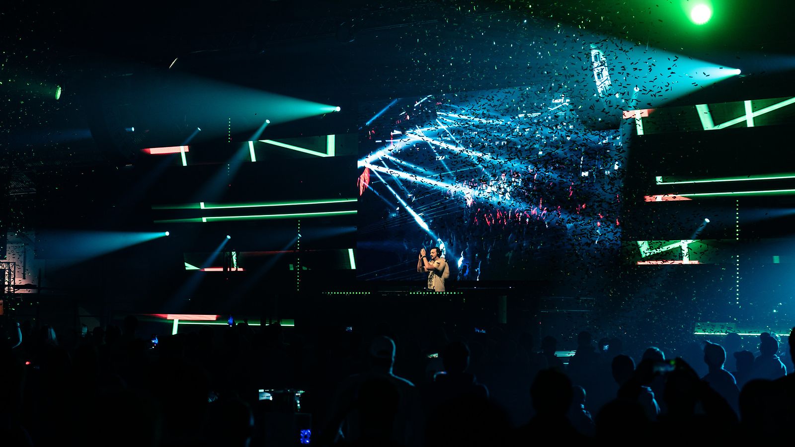 Light show at Dreamhack