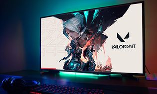Valorant på en stationær gaming-pc