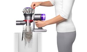 Berøringsfri støvtømming i Dyson V18 Absolute