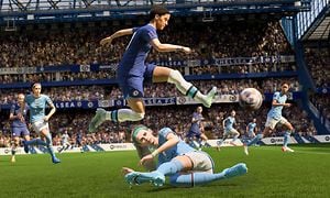 FIFA 23 - Sam Kerr hopper over en anden spiller