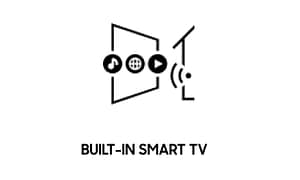 Built-in smart tv