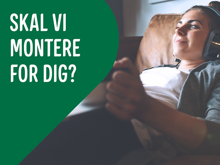 Banner med teksten: Skal vi montere for dig?