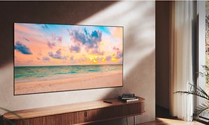 Samsung - TV - QLED tv i stue