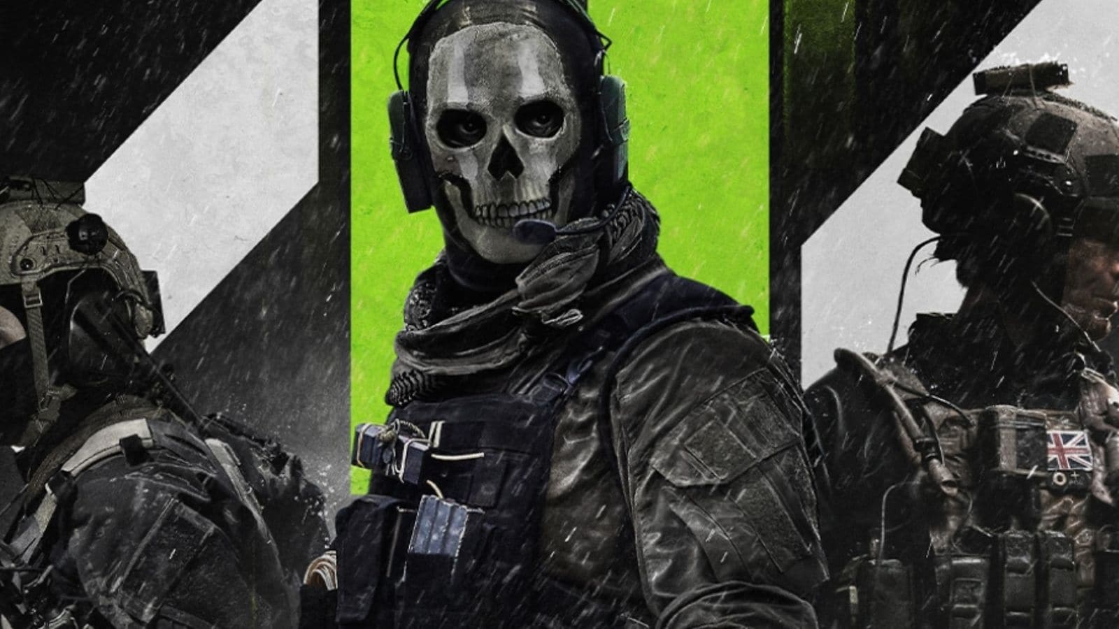 Call of Duty Modern Warfare 2 - Product Listing billede med logo og personer