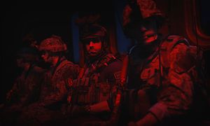 Call of Duty Modern Warfare 2 - Multiplayer - personer i helikopter med våben