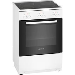 Bosch komfur - fritstående og hvidt