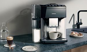 Siemens EQ500 - kaffe med mælk