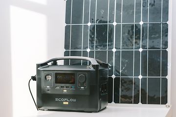 Oplader Ecoflow River Pro Portable Power Station med solpanel