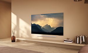 Samsung - Samsung TV på væggen
