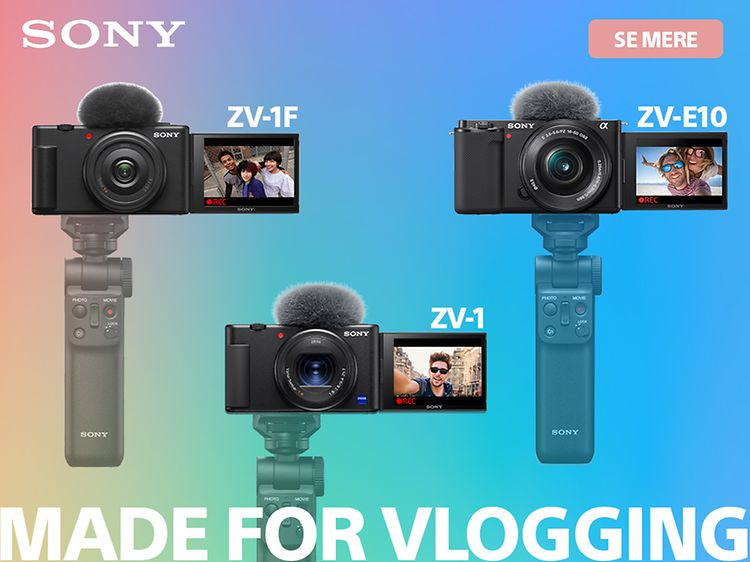 Sony camera - Made for vlogging, ZV-1F, ZV1, ZVE10
