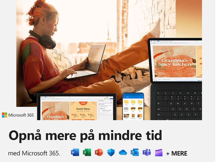 Opnå mere på kortere tid med Microsoft 365 Banner