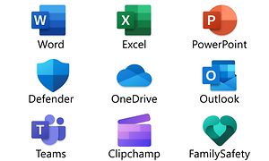 Microsoft-applikationer inkluderet i familieabonnementet