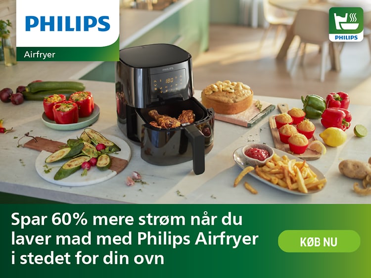 Philips Airfryer - Spar strøm når du laver mad