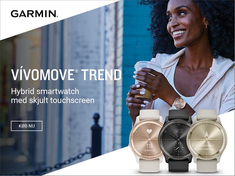 Garmin Vivomove Trend - Hybrid smartwatch med skjult touchscreen