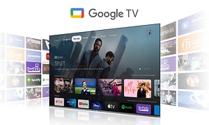 Google TV viser forskellige tv-serier