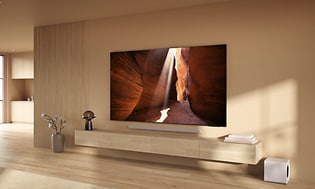 Samsung TV i en stue