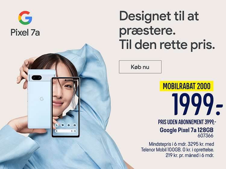 Google Pixel 7a - Designet til at præstere, til den rette pris