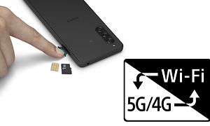 Xperia 10 V with smart connectivity features and eSIM support