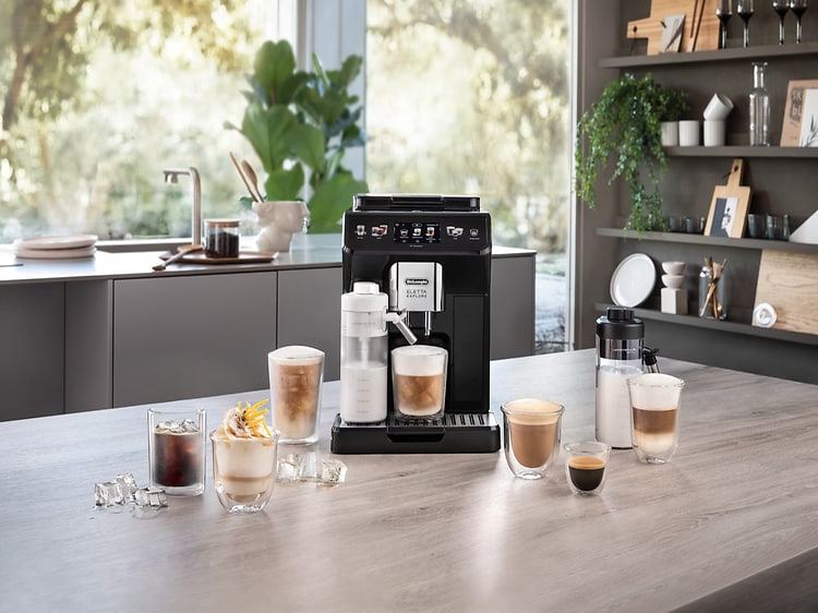 Delonghi - kaffemaskine med forskellige kaffevarianter