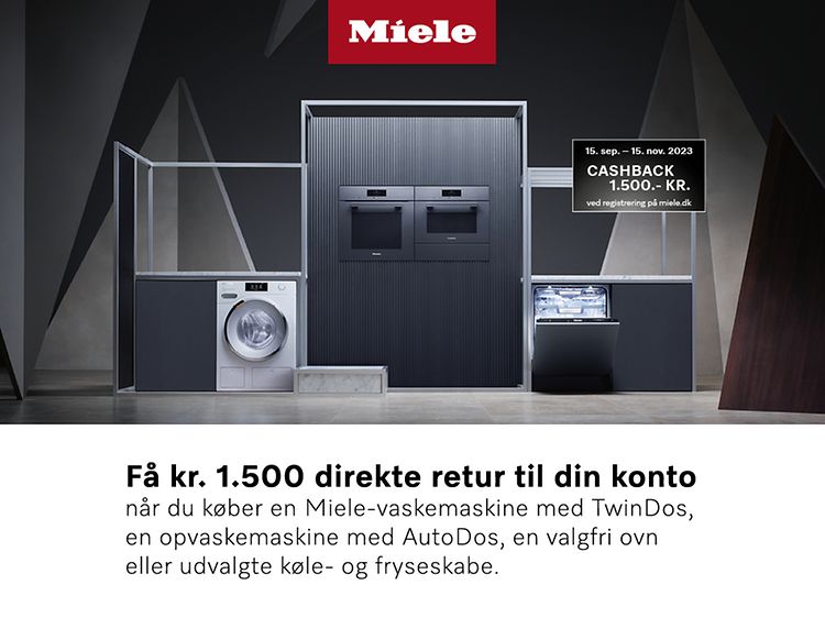 Stor cashback-kampagne fra Miele topbanner