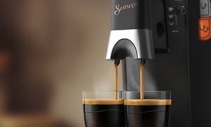 Senseo Select kapselmaskine brygger to kopper kaffe samtidigt