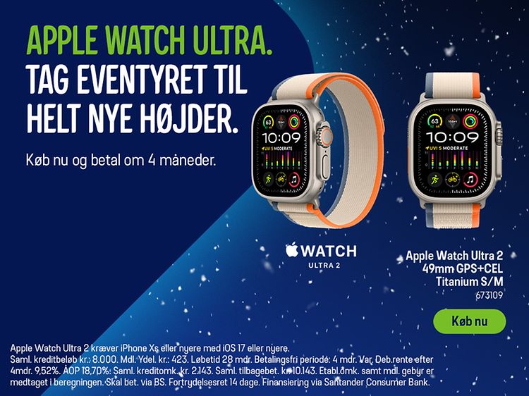 Apple Watch Ultra - tag eventyret til helt nye højder