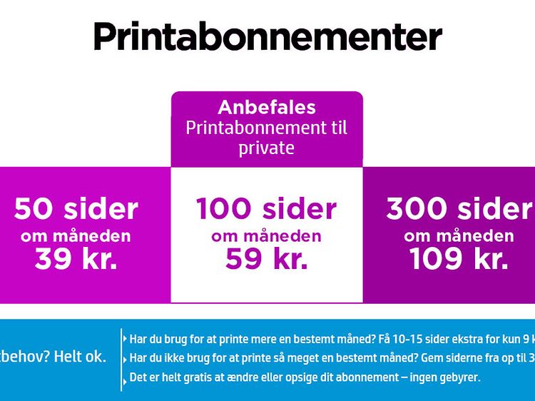 HP - Printer - Printabonnementer 2