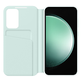 Cover til Samsung Galaxy-telefon på grå baggrund