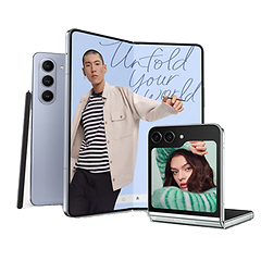 Samsung-mobilerne Galaxy Z Flip5 og Galaxy Fold5