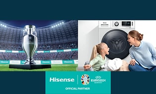 Køb udvalgte Hisense-produkter og få cashback på dit køb og få en chance for at vinde UEFA EURO2024-billetter