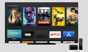 apple tv startskærm