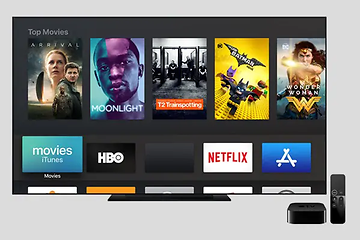 apple tv startskærm