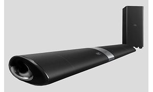 Soundbar og subwoofer til hjemmebiografen