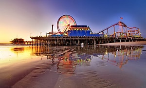 Santa Monica Pier i Californien