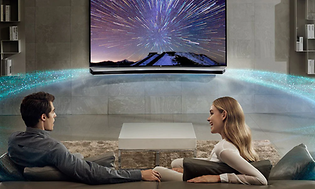 surround sound der går igennem rummet