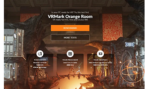 VRmark der viser orange rum